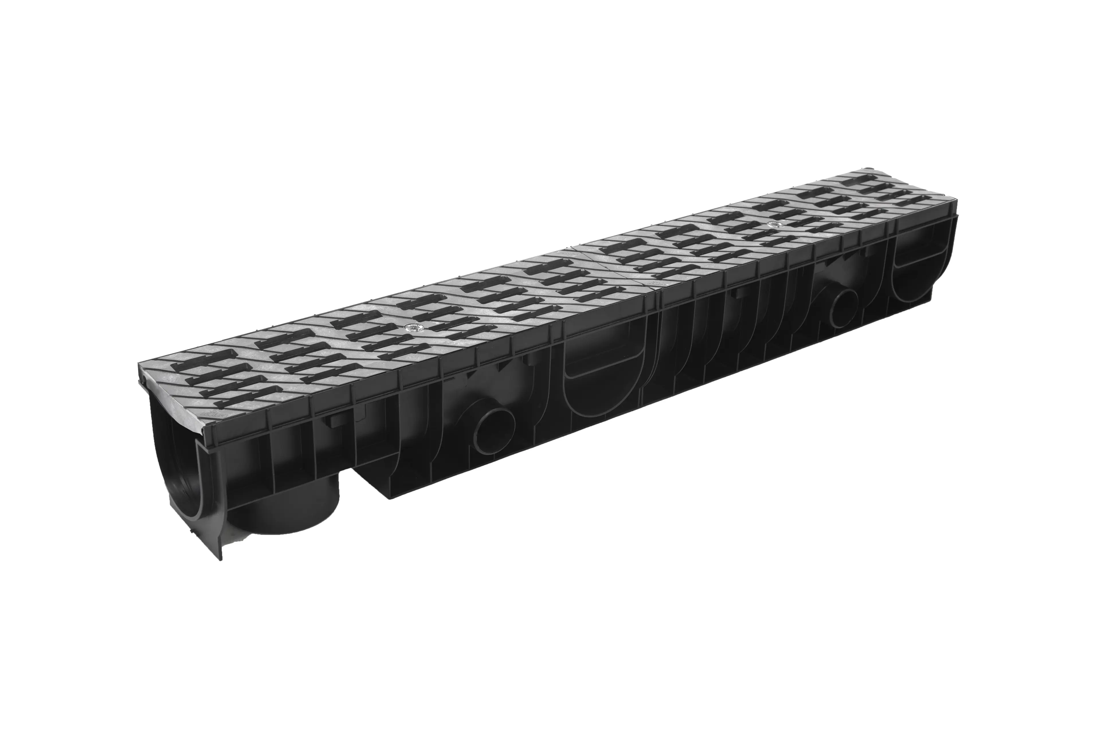 Изображение товара Лоток Ecoteck Medium с решеткой пластиковой 1010x153x145мм цвет металл