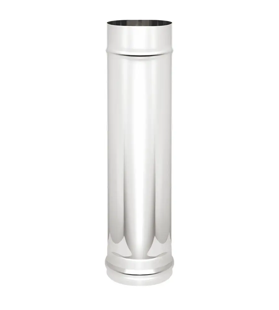 Изображение товара Неутепленная труба Везувий 200мм 0.25м нержавеющая сталь AISI 430 для дымохода