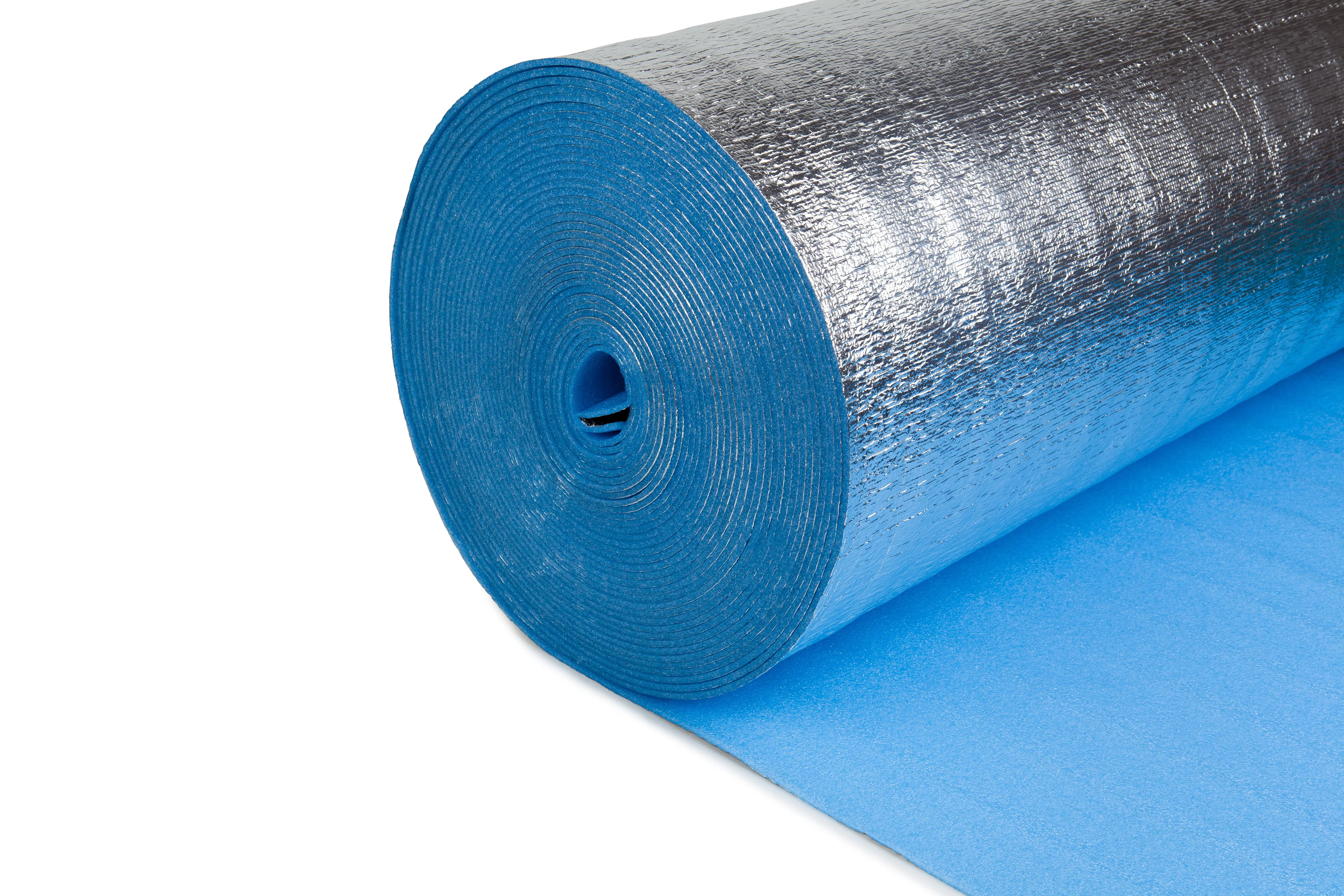 Изображение товара Теплоизоляция отражающая с фольгой НПЭ-ЛФ тип А Мегафол 1.2x30м 5мм 36м²