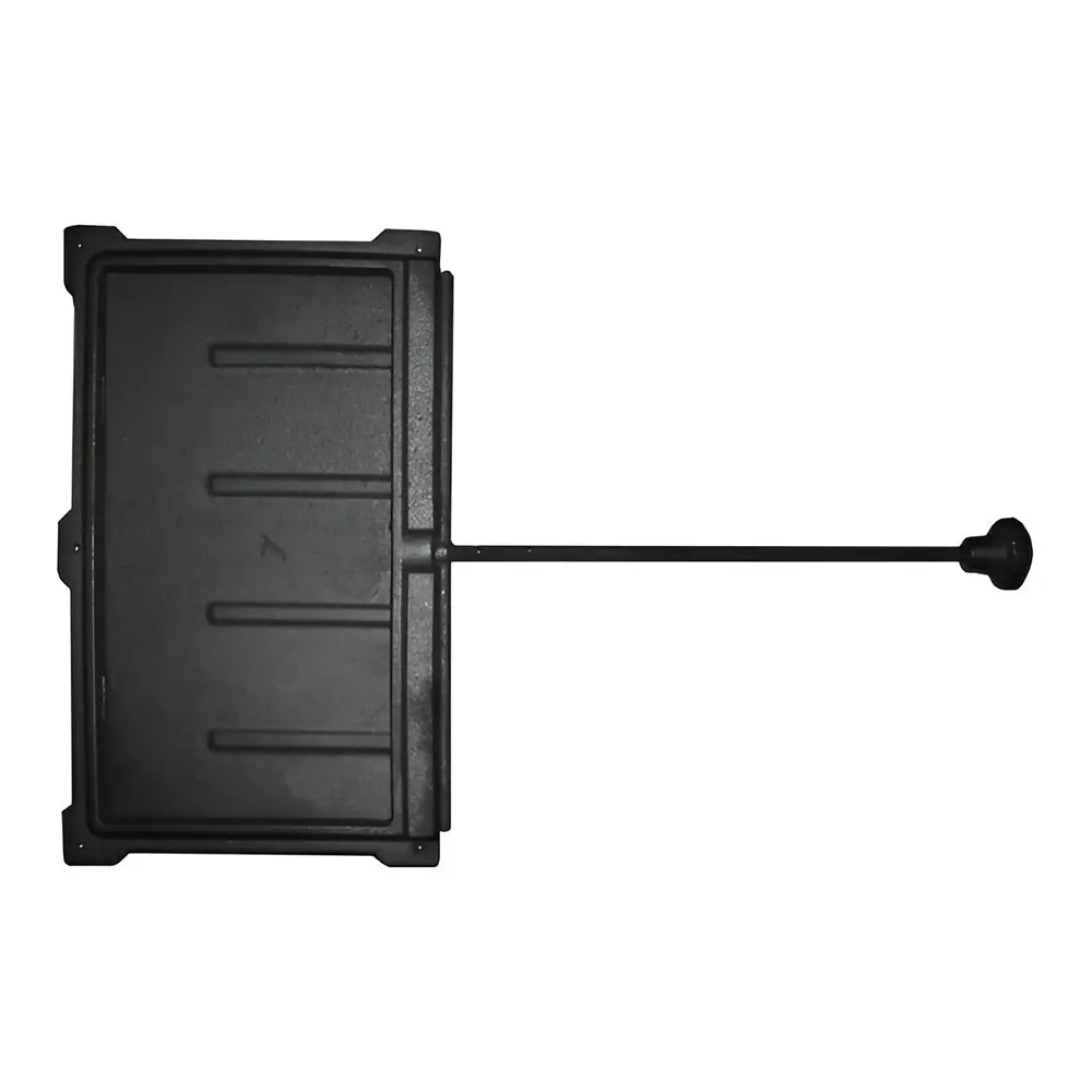 Изображение товара Задвижка ЗВ-7А для дымохода, чугунная, 526x354x33 мм