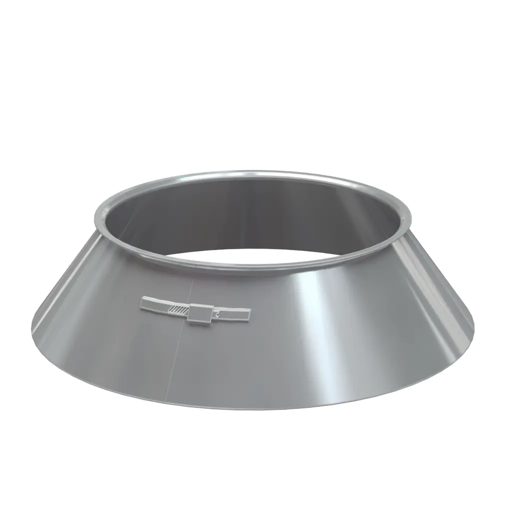 Изображение товара Юбка дымохода Росстин 130 мм нержавейка AISI 304 герметизация зазоров