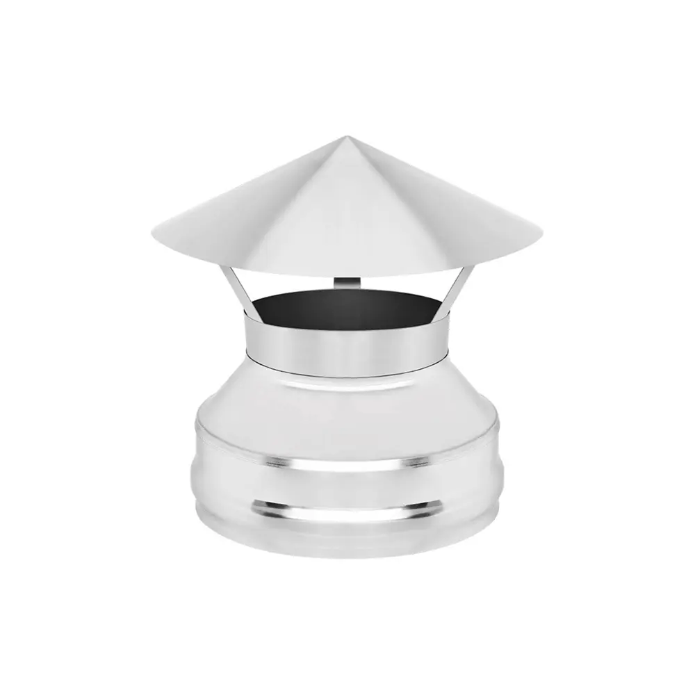 Изображение товара Оголовок Везувий ⌀150-250мм нержавеющая и оцинкованная сталь 1мм