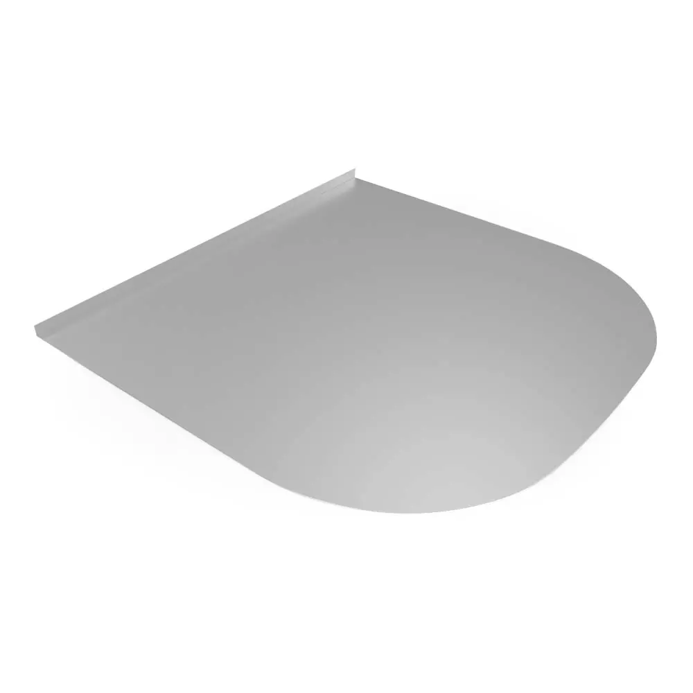 Изображение товара Притопочный лист Везувий R641 из нержавеющей стали 98x98x0.5 мм для отопительных систем