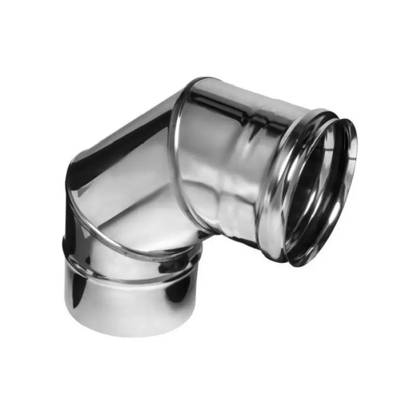 Изображение товара Колено 90° Ferrum ⌀80мм нержавеющая сталь AISI 430 0.5мм