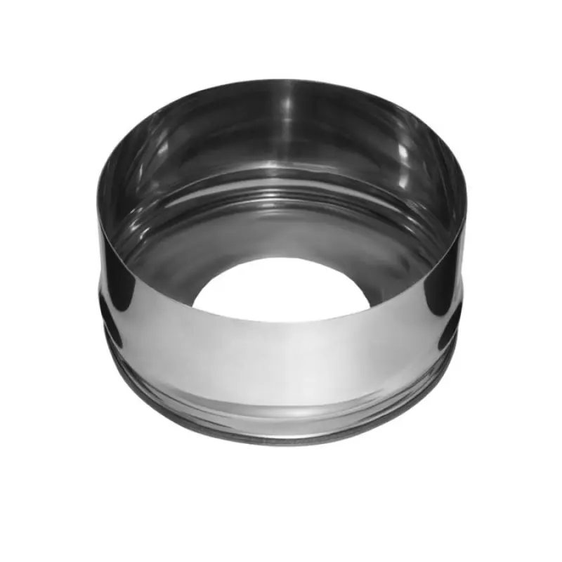 Изображение товара Заглушка с отверстием Ferrum ⌀150-210мм нержавеющая сталь AISI 430 0.5мм