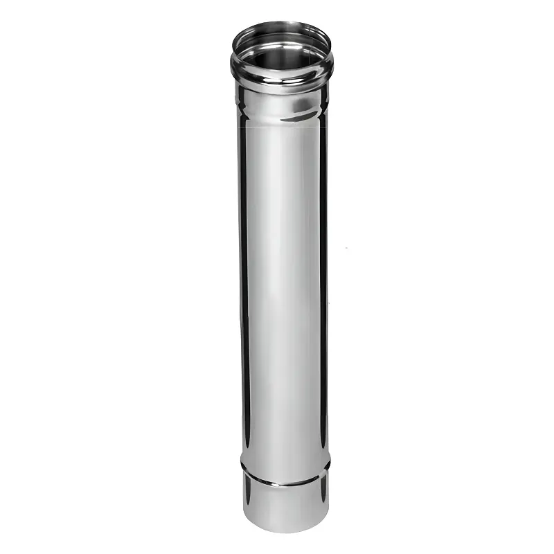 Изображение товара Неутепленная труба Ferrum ⌀115мм 500мм нержавеющая сталь AISI 430 0.8мм