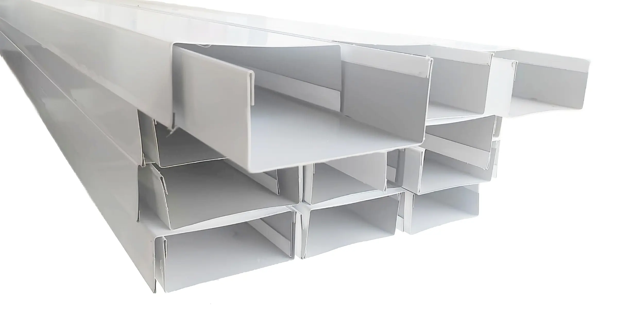 Изображение товара Стальные профили направляющие для сэндвич-панелей 20 пог.м. 40x102x40 мм белые Айскул Групп