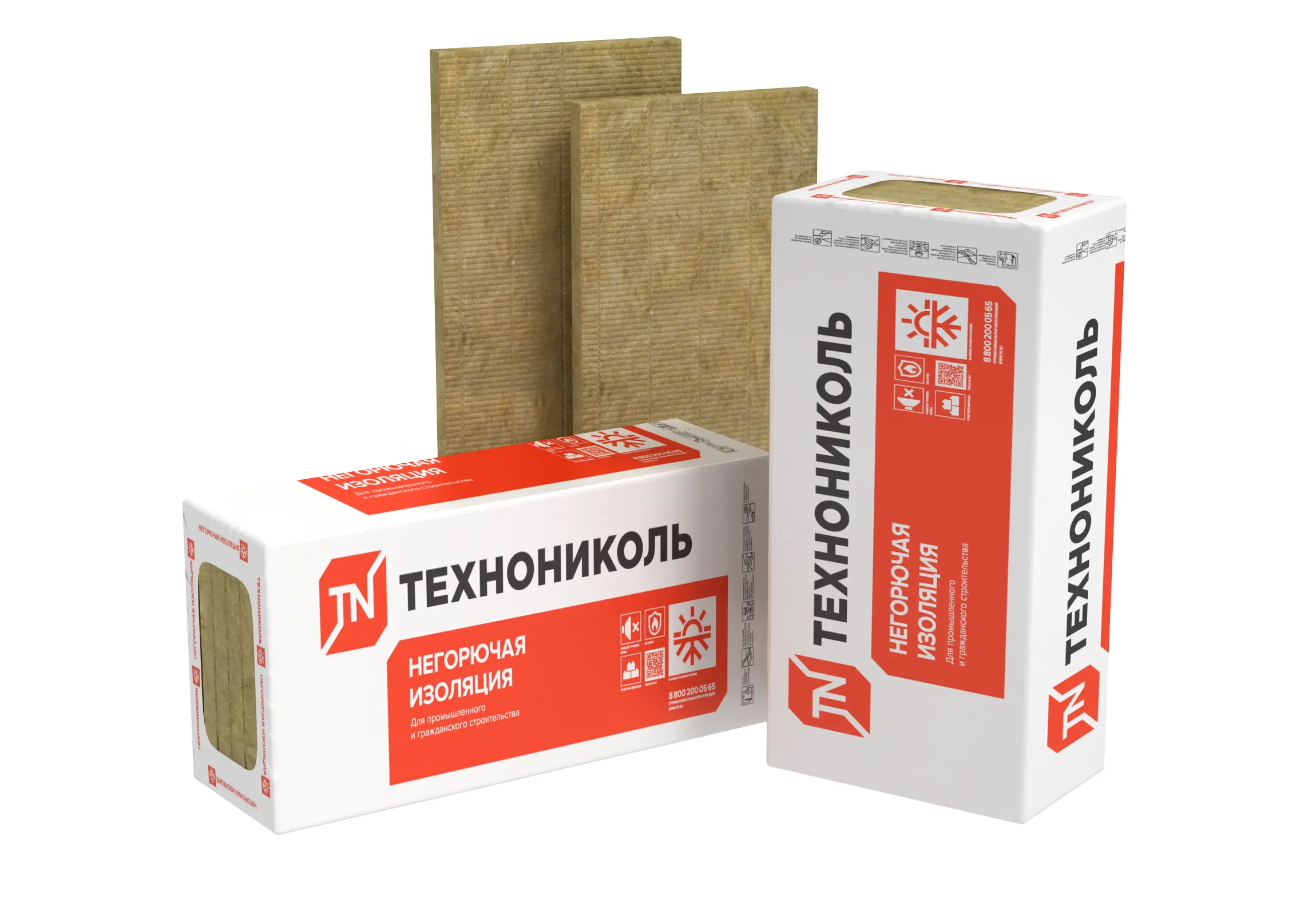 Изображение товара Утеплитель Технониколь Технофас Декор 50мм 6шт 600x1200мм 4.32м²