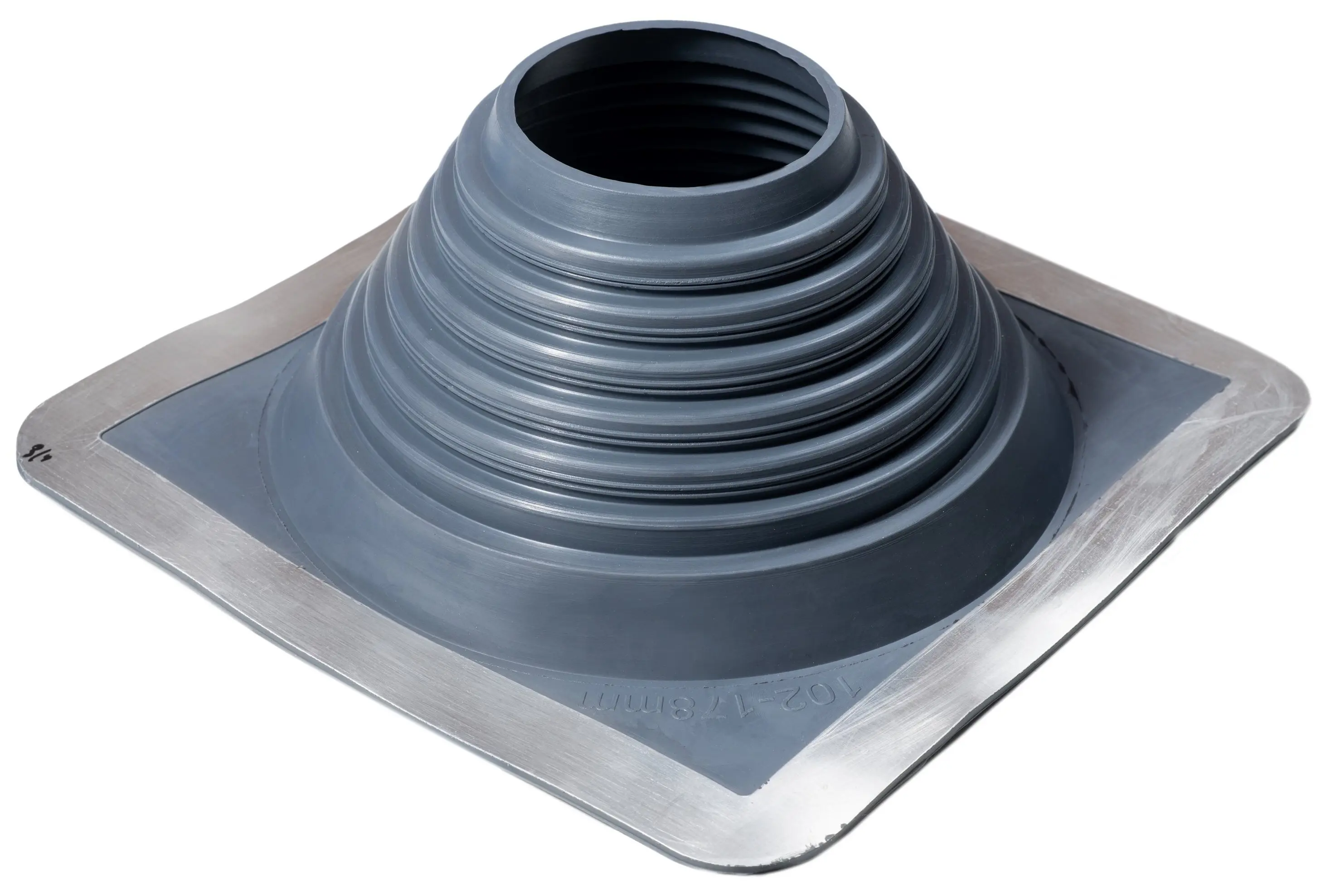 Изображение товара Проходка кровельная Vegastok прямая №5 для вентиляционных труб 102-178 мм серый