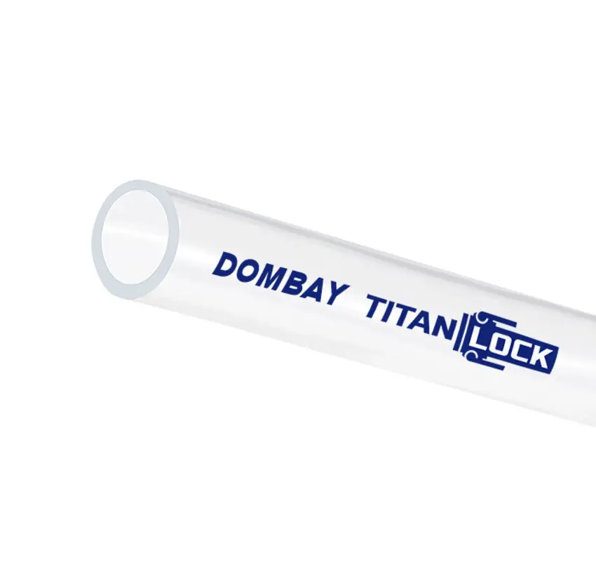 Изображение товара Шланг для полива Titan lock Dombay 6мм 40м силиконовый прозрачный