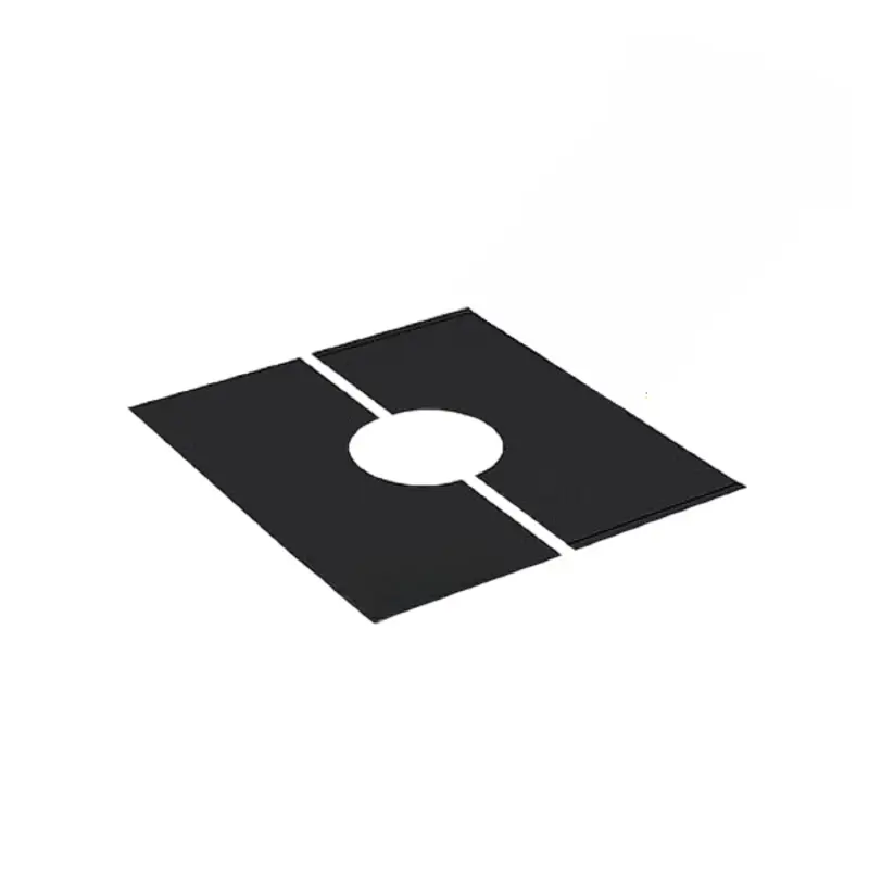 Изображение товара Фланец раздвижной магма 280 мм 750х750 мм оцинкованная сталь черный