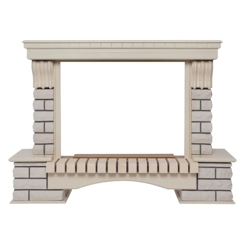 Изображение товара Обрамление для камина Realflame Kandida VR 33/FS33W WT-614 белый дуб