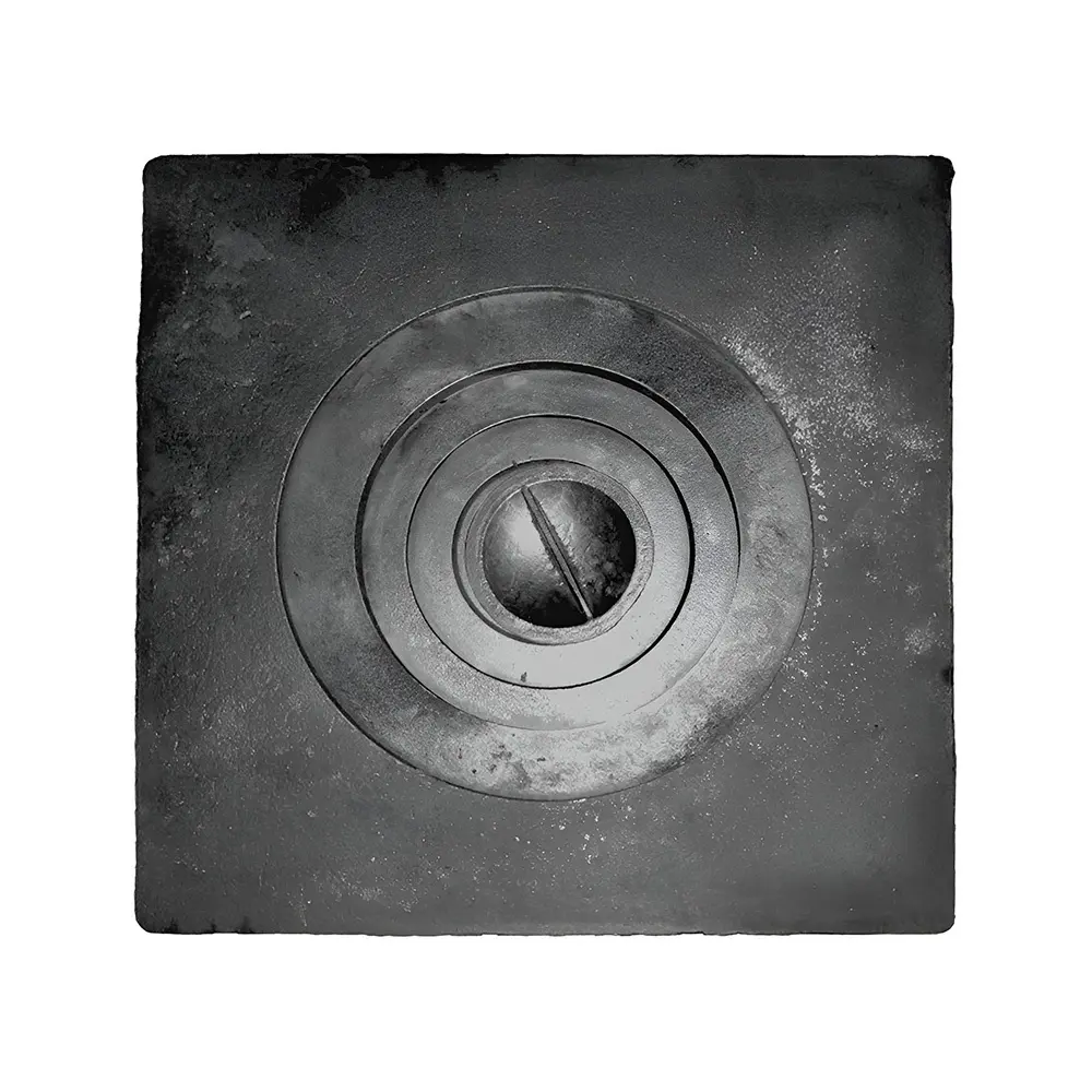 Изображение товара Плита конфорочная Балезинский Литейно-Механический Завод П1-4 (Б) 512x512мм чугун серый