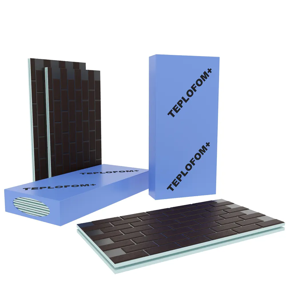 Изображение товара Фасадная панель Teplofom Черный 1250x600x34 мм темный шоколад