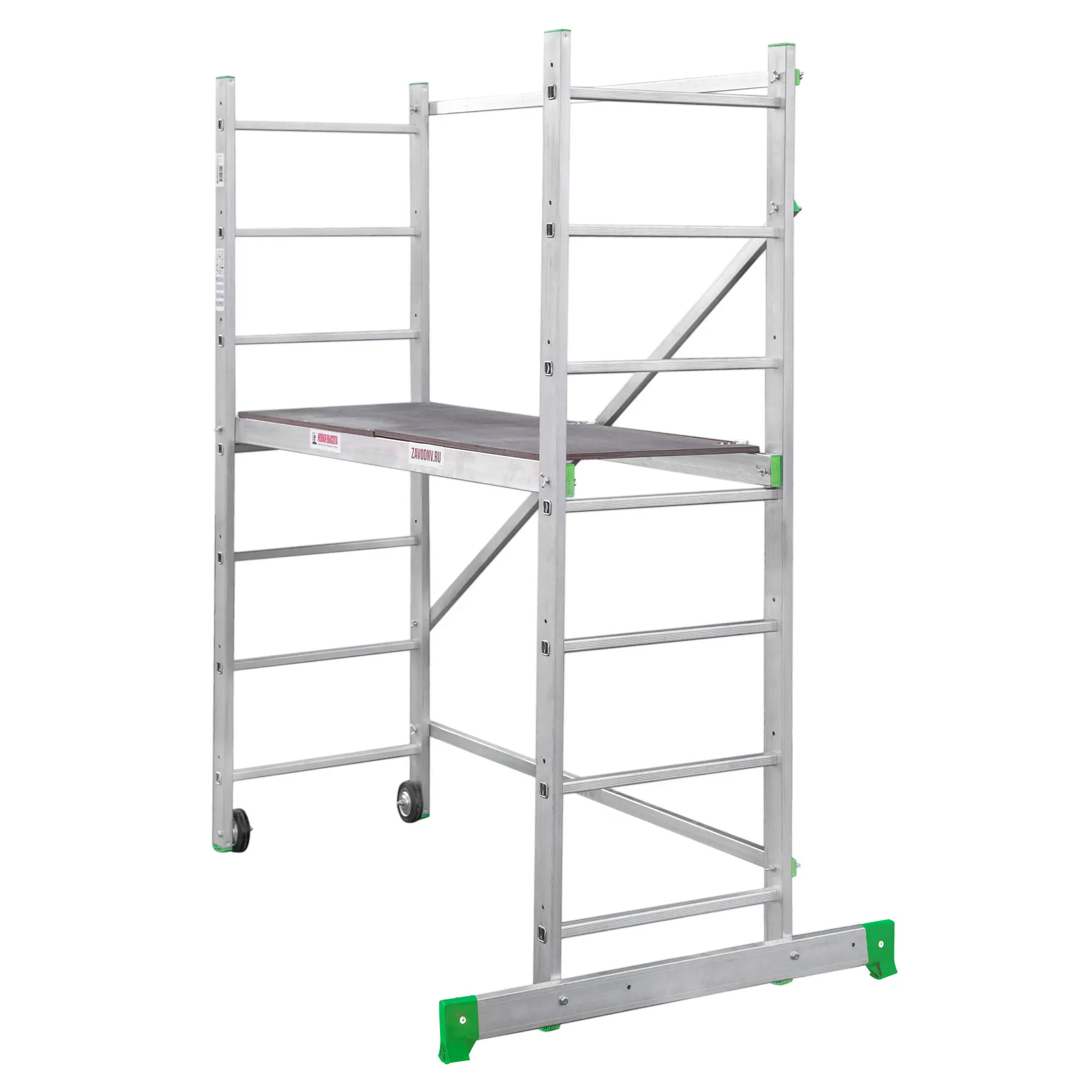 Изображение товара Вышка-тура Новая высота NV 2411 3 м рабочая высота алюминиевая легкая переносная