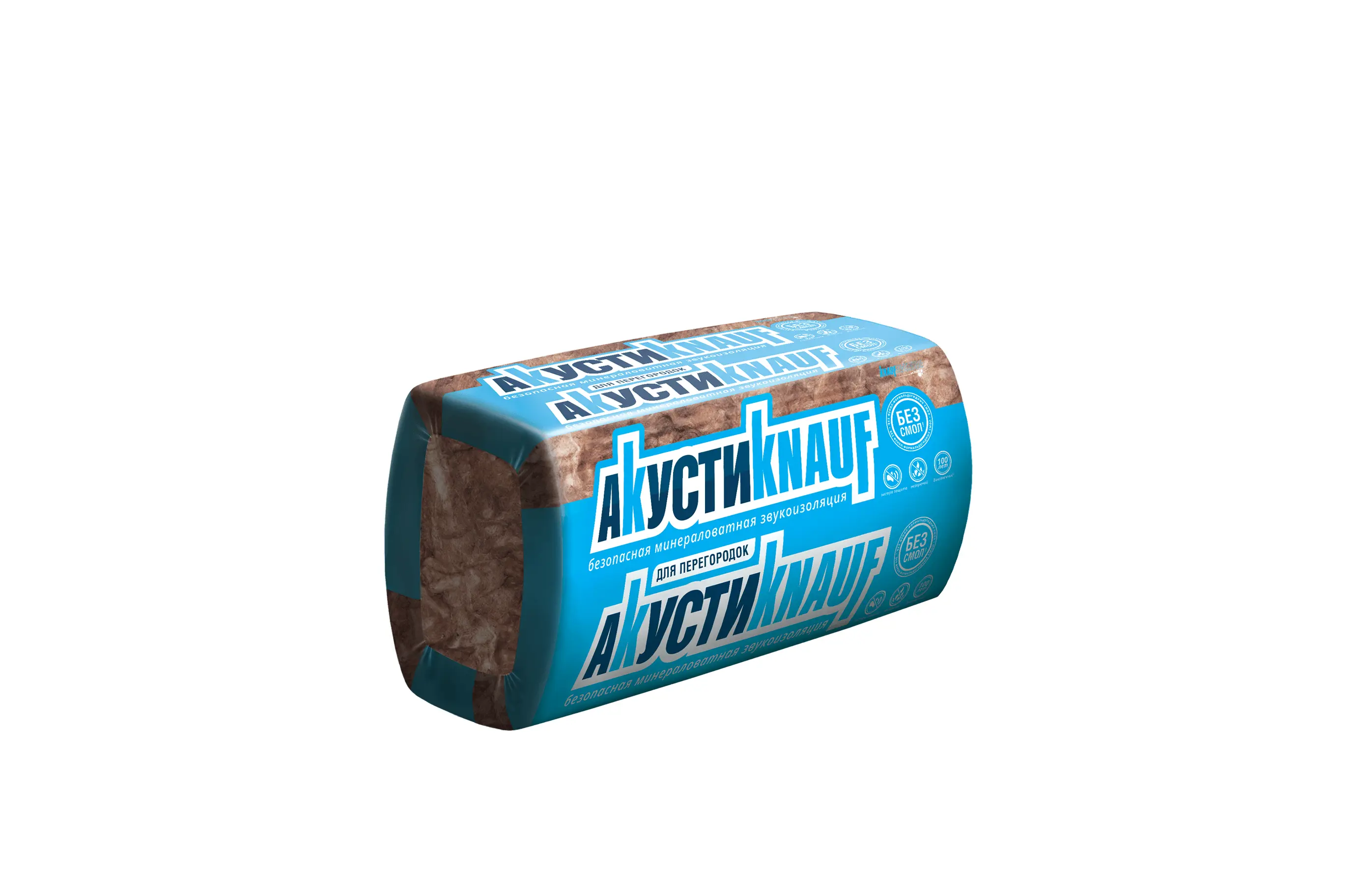 Изображение товара Звукоизоляция Knauf Insulation АкустиKnauf 100мм 8шт 610x1230мм 6м²