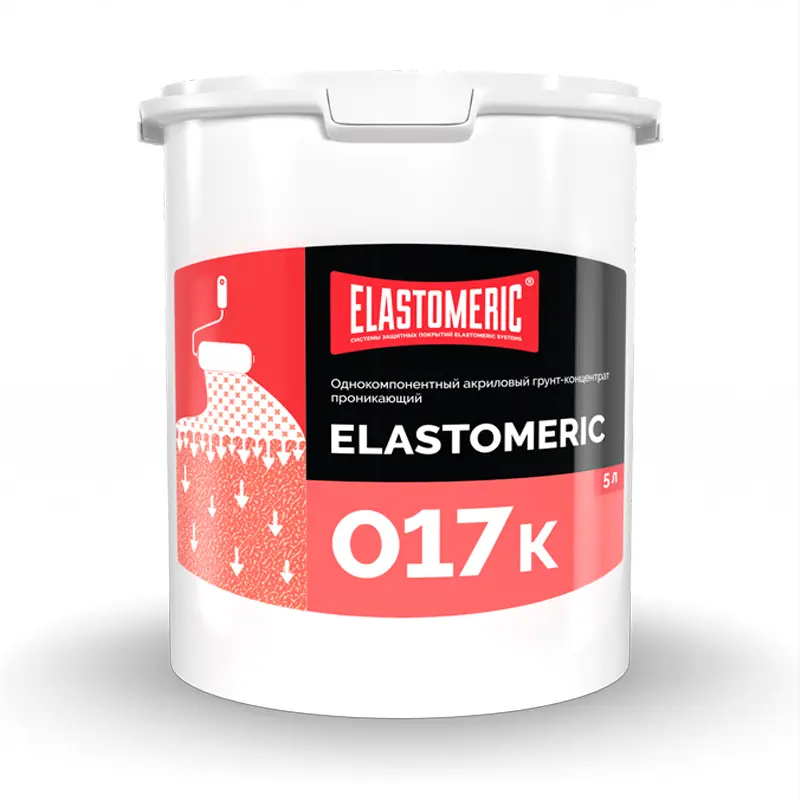 Изображение товара Однокомпонентный акриловый проникающий грунт-концентрат Elastomeric Systems 017K 5л