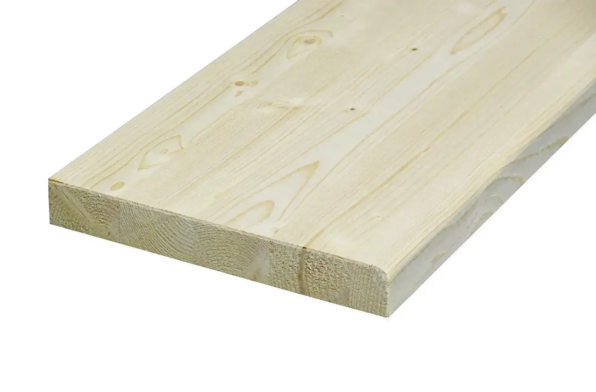 Изображение товара Деревянный подоконник Леспроф 1000x200x28мм категория АВ ель натуральный
