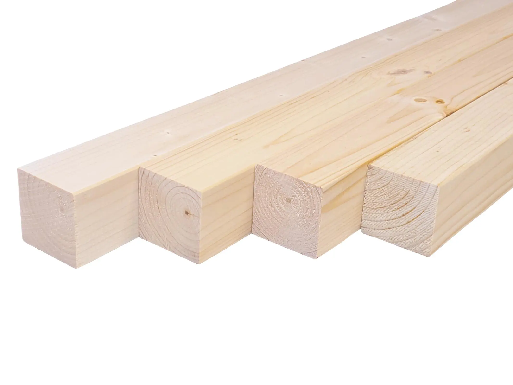 Изображение товара Деревянный профилированный брусок Timber&Style 50x50x1000мм комплект из 4 шт