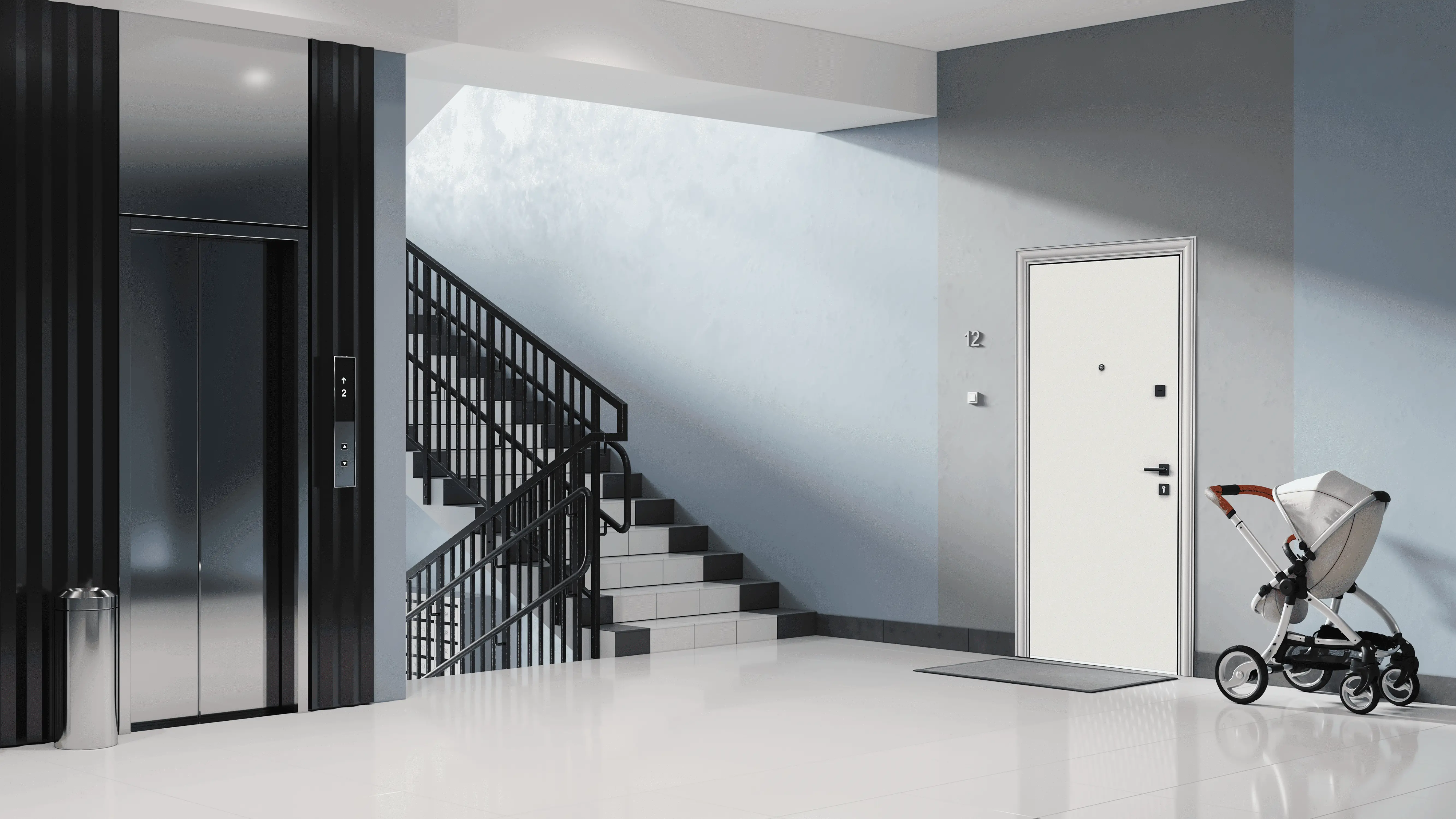 Изображение товара Дверь входная Torex Comfort X 205x95см левая цвет белый