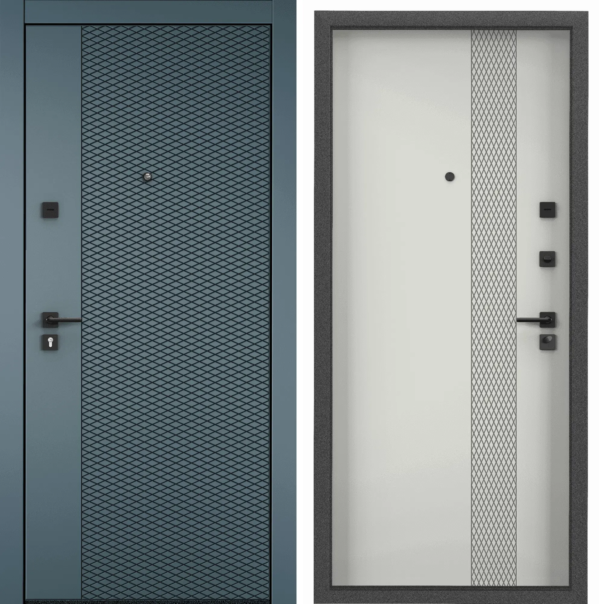 Изображение товара Дверь входная Torex Terminal-D 205x95см правая темно-зеленая