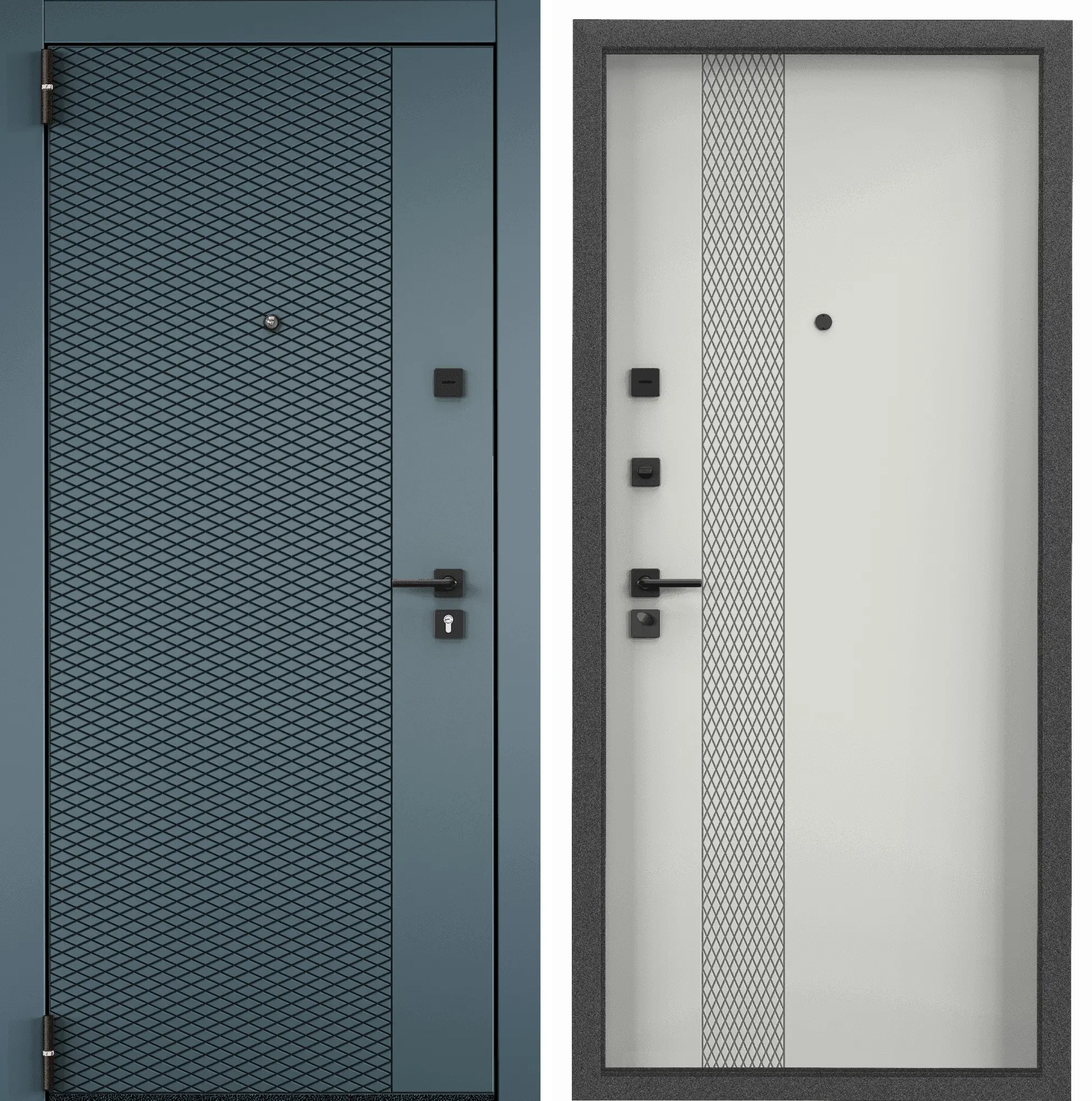 Изображение товара Дверь входная Torex Terminal-D 205x95см левая темно-зеленая