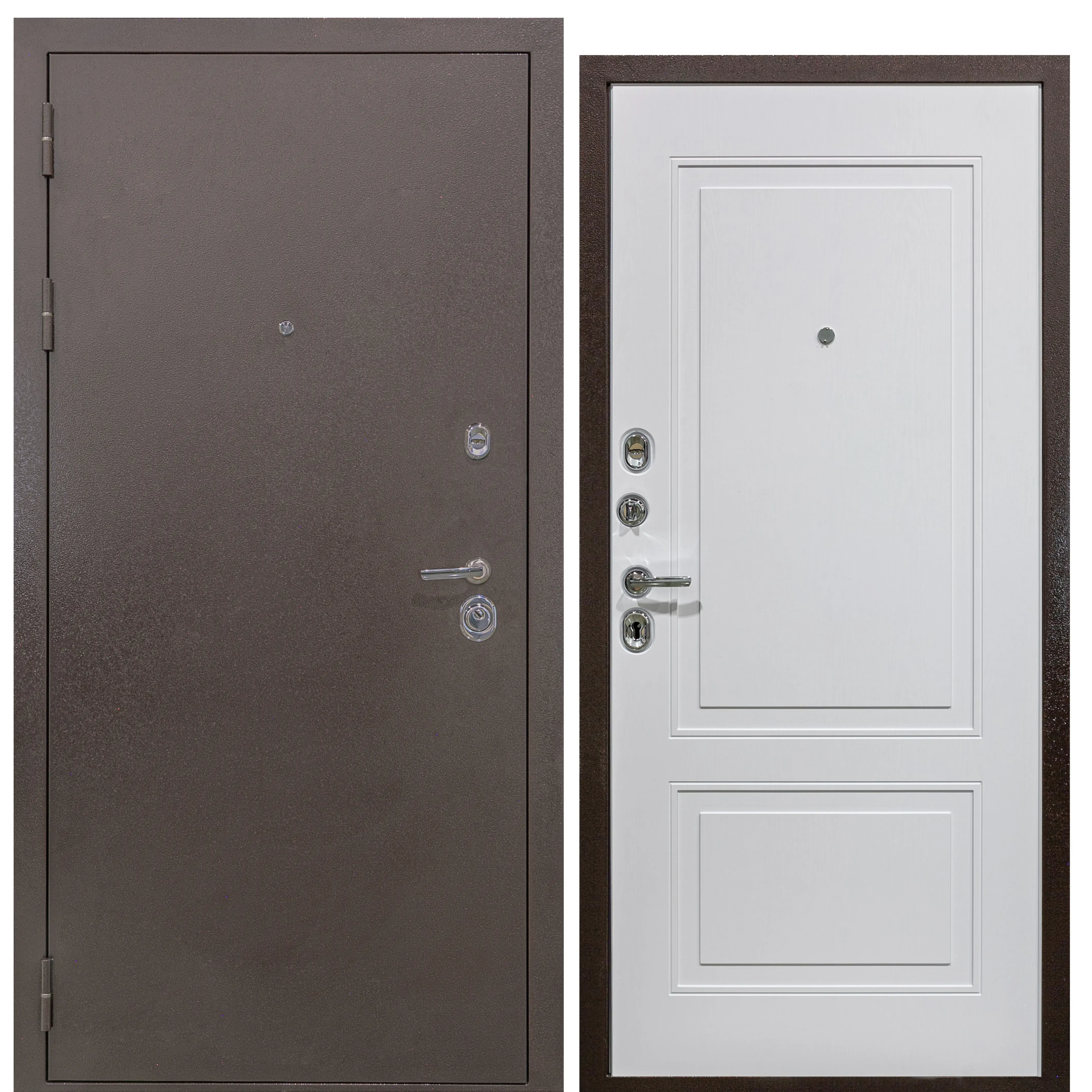 Изображение товара Входная дверь Diva МХ-23 205x86см правый цвет белый матовый