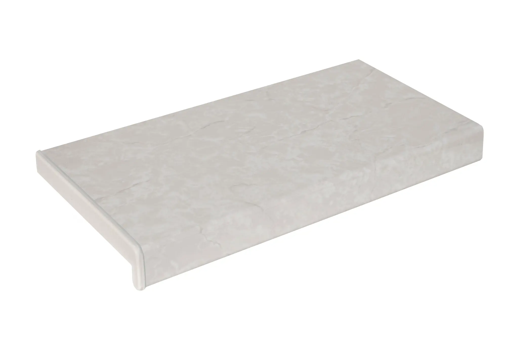 Изображение товара Подоконник Crystallit ПВХ 1000x550мм серый мрамор глянцевый