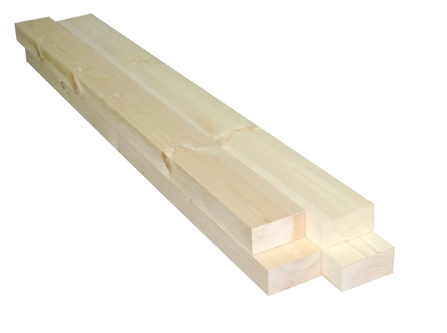 Изображение товара Брусок деревянный Леспроф строганый 40x80x3000мм сорт первый хвоя 4шт