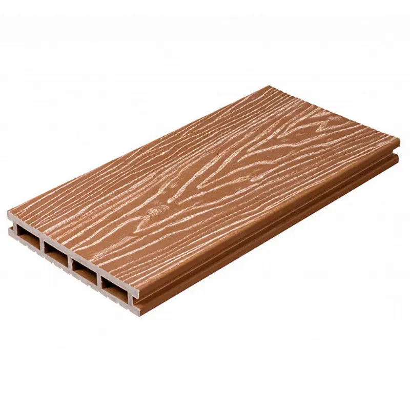 Изображение товара Террасная доска ДПК Altay decking цвет орех 1500x150x24мм