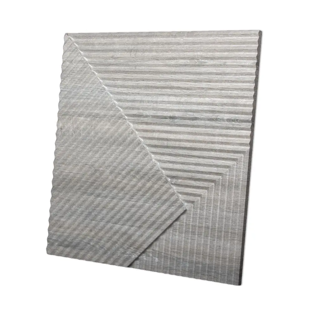 Изображение товара 3D гипсовая панель Artpole FIELDS-2 600x600 мм бежевый дуб классический