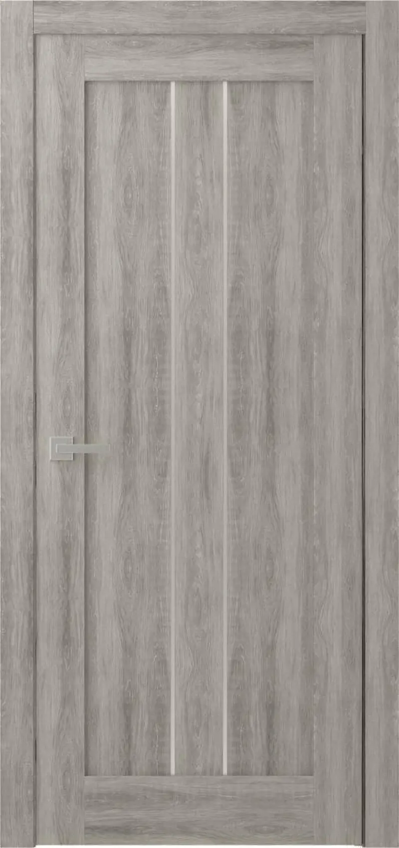 Изображение товара Дверь межкомнатная Belwooddoors Челси 200x60см финиш бумага глухая цвет дуб пепельный без замка и петель