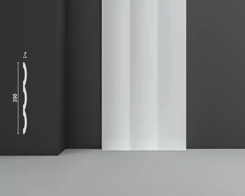 Изображение товара Панель 3D Decostar durostyle Sk-p-101 белый 2000x200мм 0.4м²