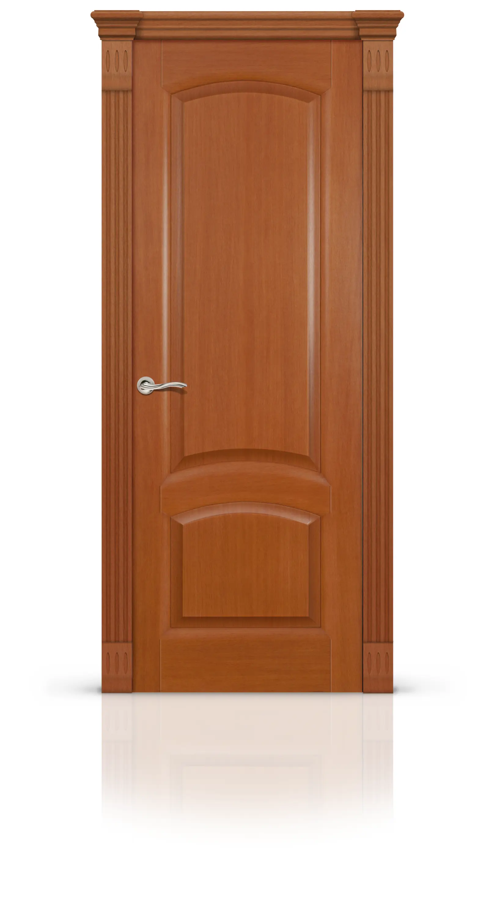 Изображение товара Дверь межкомнатная Citydoors Александрит глухая 90x200см шпон цвет темный анегри без замка и петель