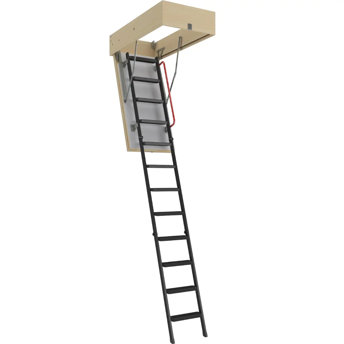 Изображение товара Чердачная лестница Fakro LTM 60x120x280 см с утеплением и поручнем