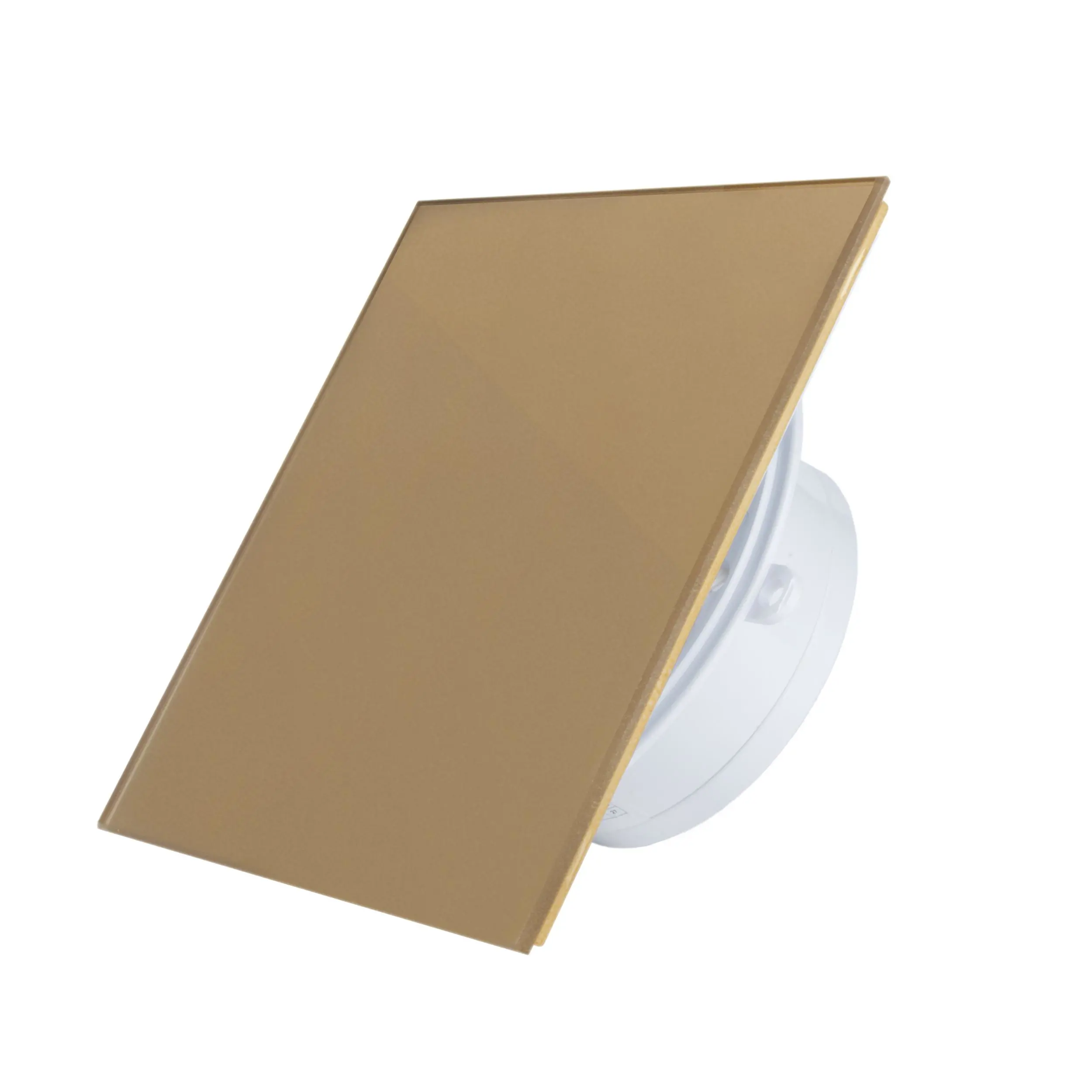 Изображение товара Вентилятор вытяжной осевой сверхтонкий с обратным клапаном Mmotors 100 мм золото