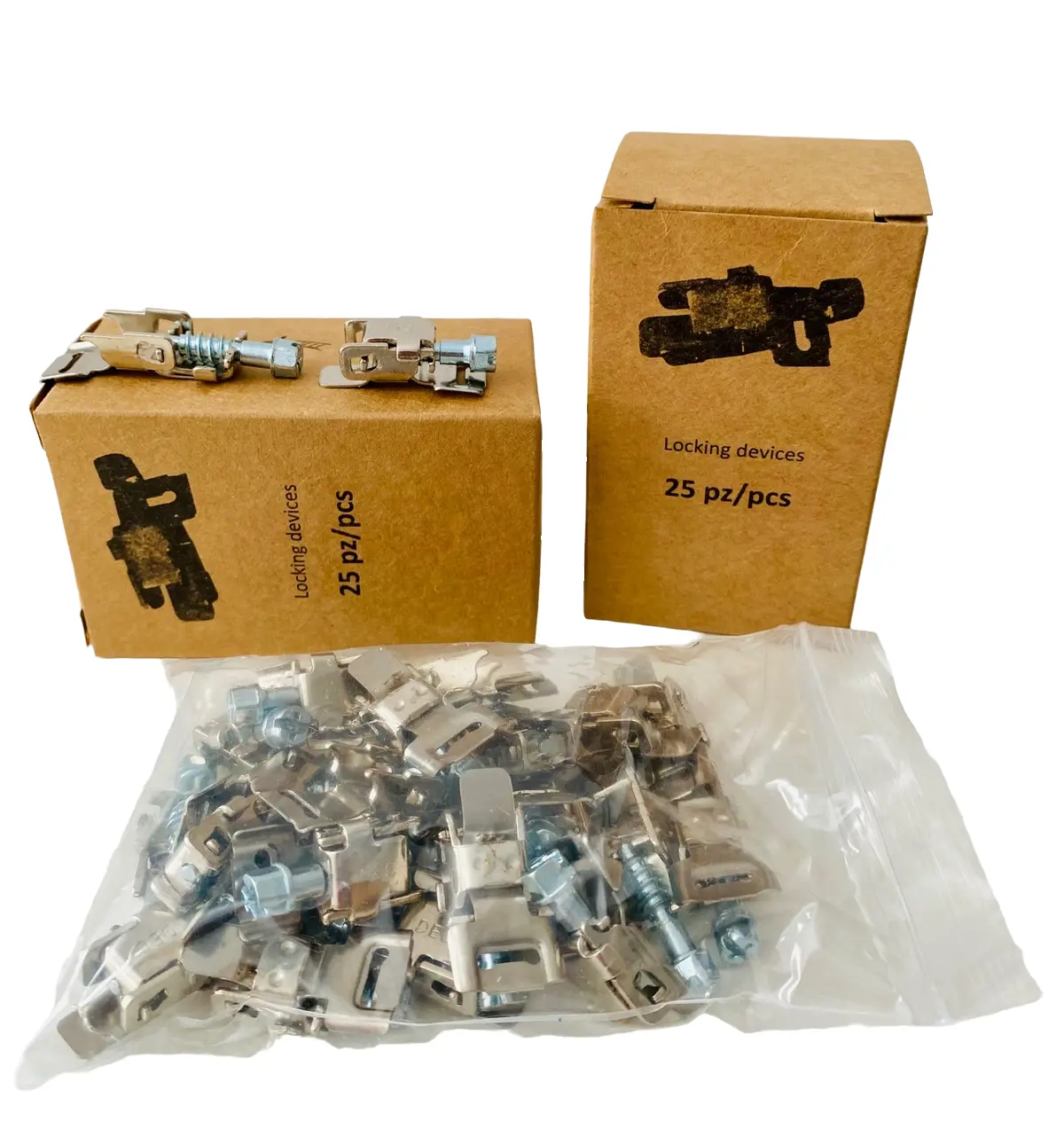 Изображение товара Зажим для хомутов Dec International QIP-CLAMP оцинкованный металл 25 шт.