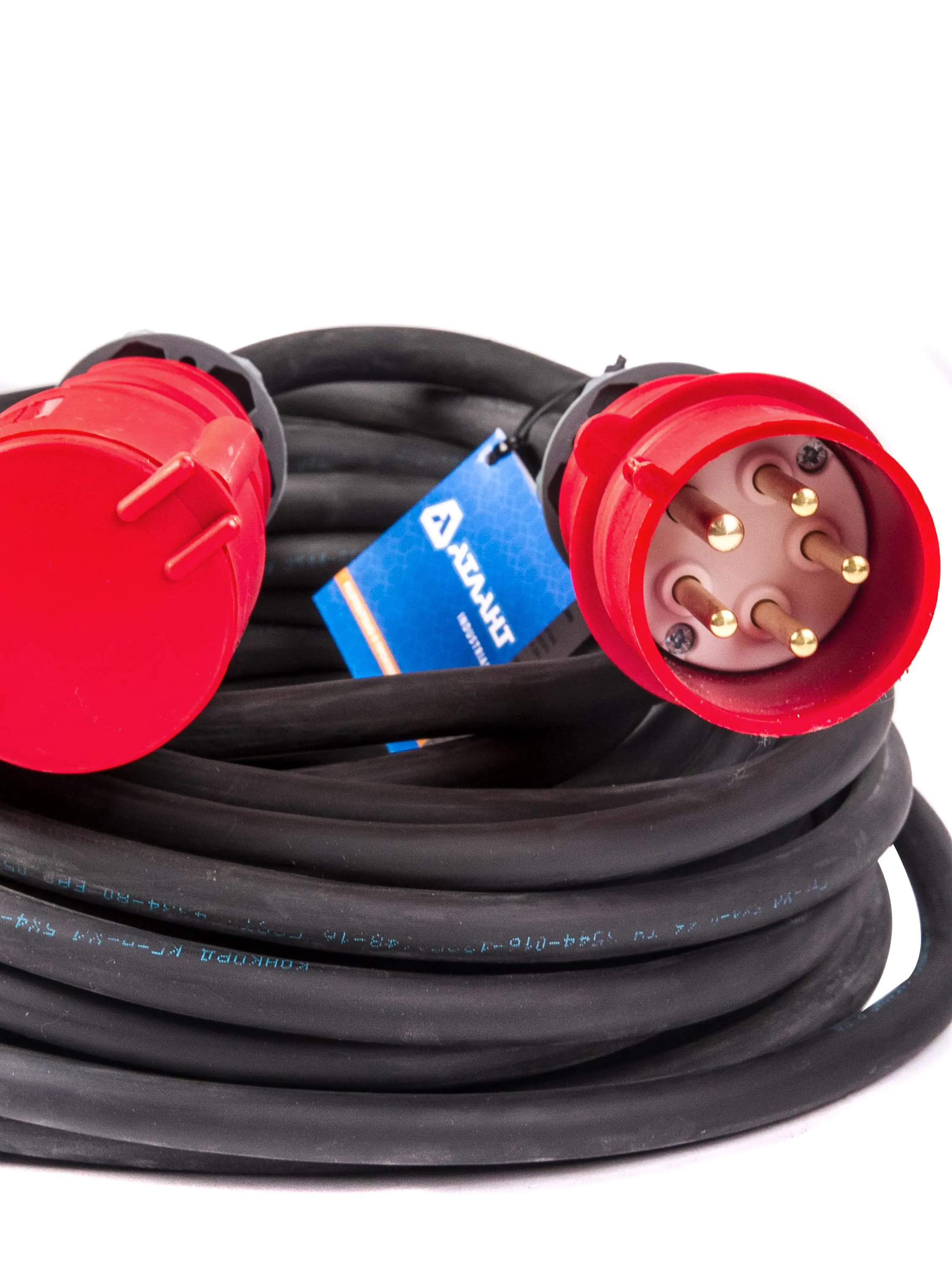 Изображение товара Промышленный удлинитель-шнур Атлант 40177 1 розетка 10 м IP44 Черный