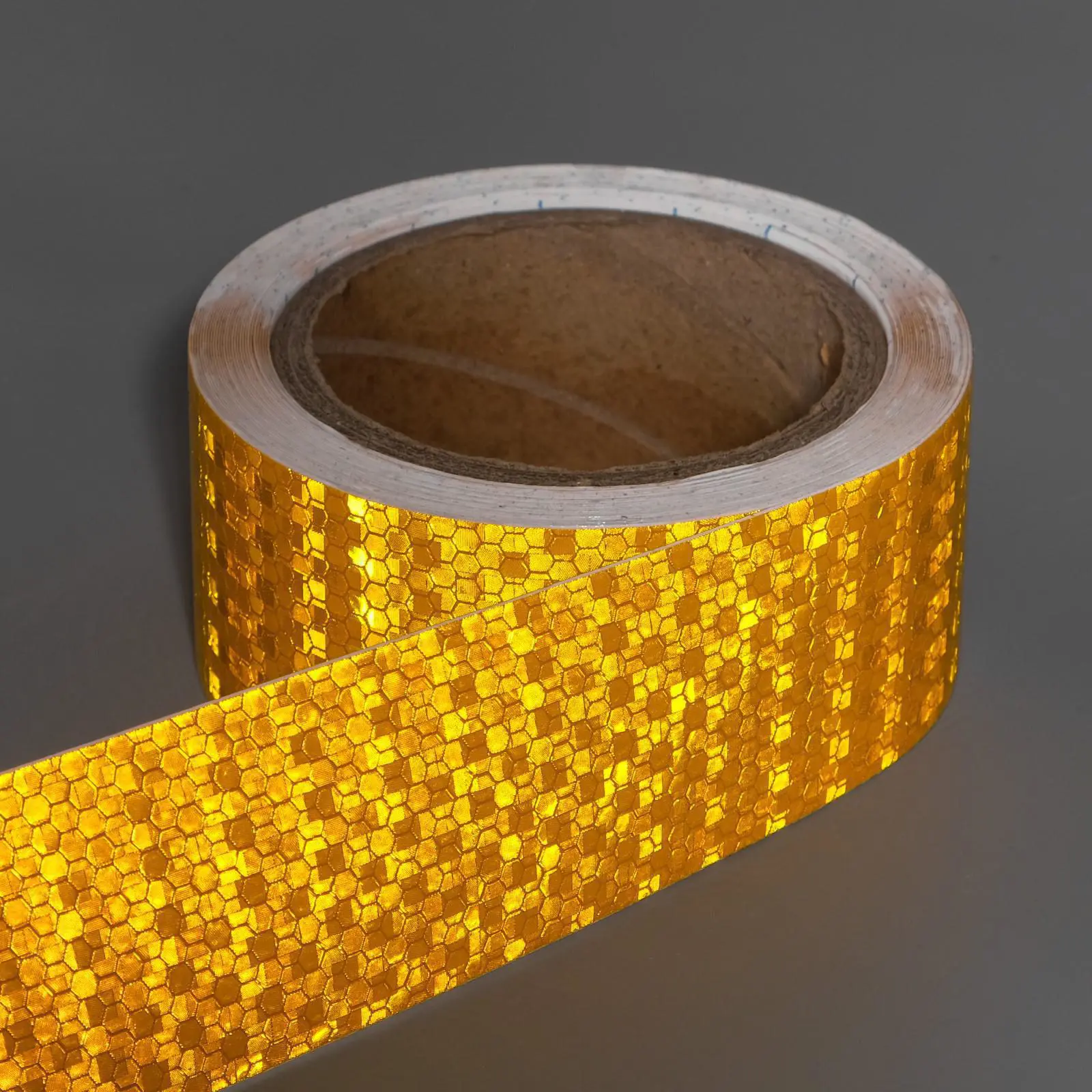 Изображение товара Светоотражающая лента самоклеящаяся желтая 5 см х 10 м