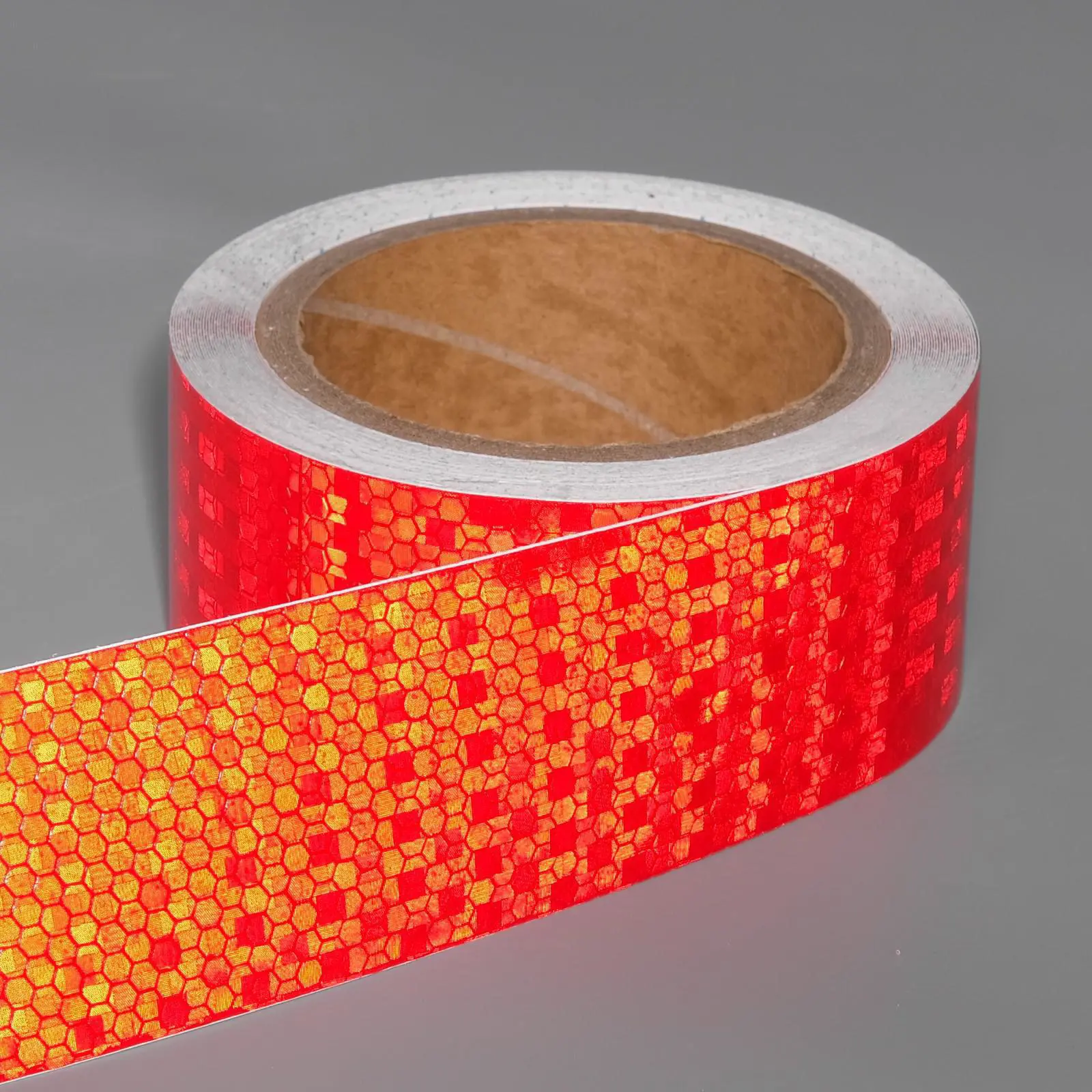 Изображение товара Светоотражающая лента самоклеящаяся красная 5 см х 10 м