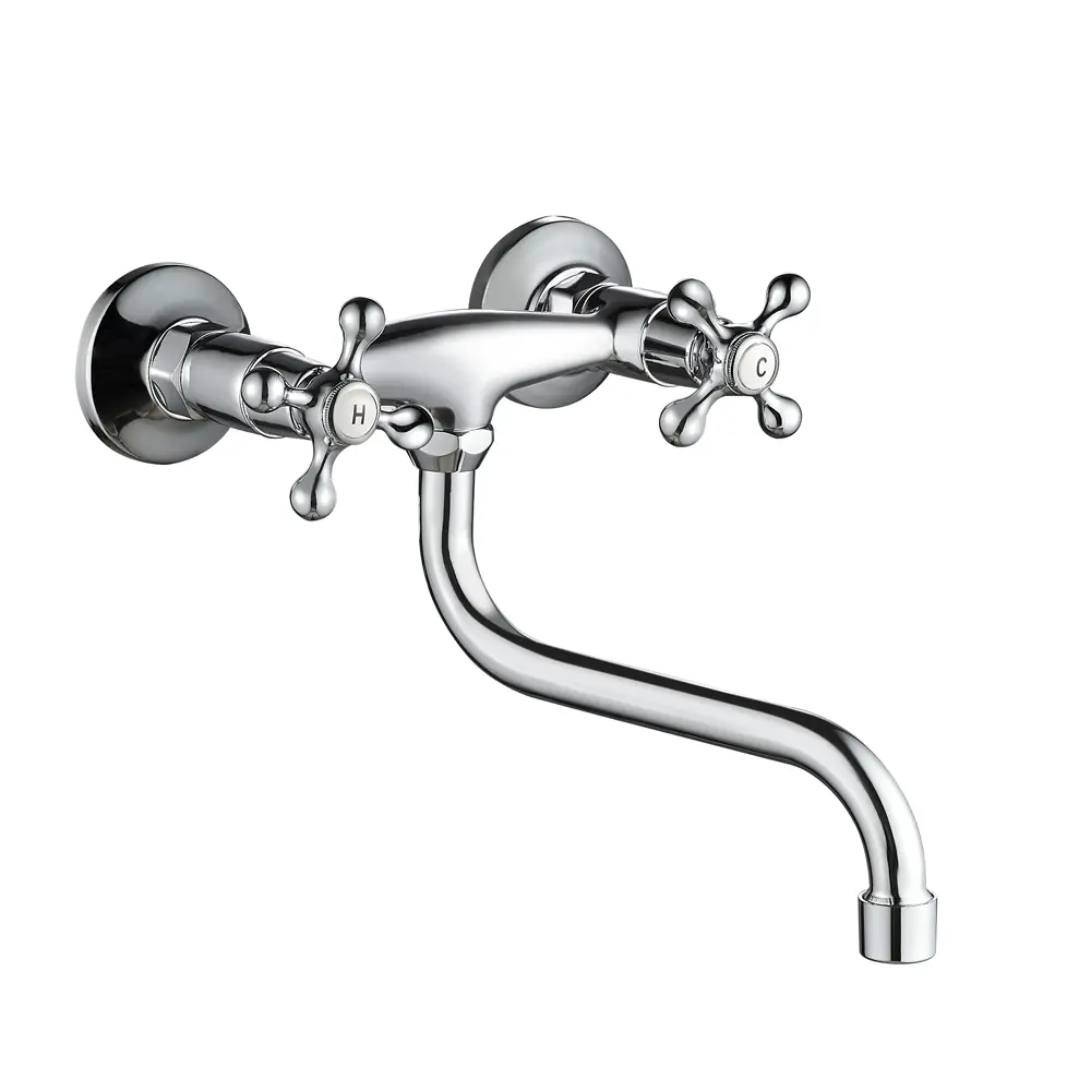 Изображение товара Смеситель для кухни Wesnaart RAS02-190 поворотный излив 20 см цвет хром