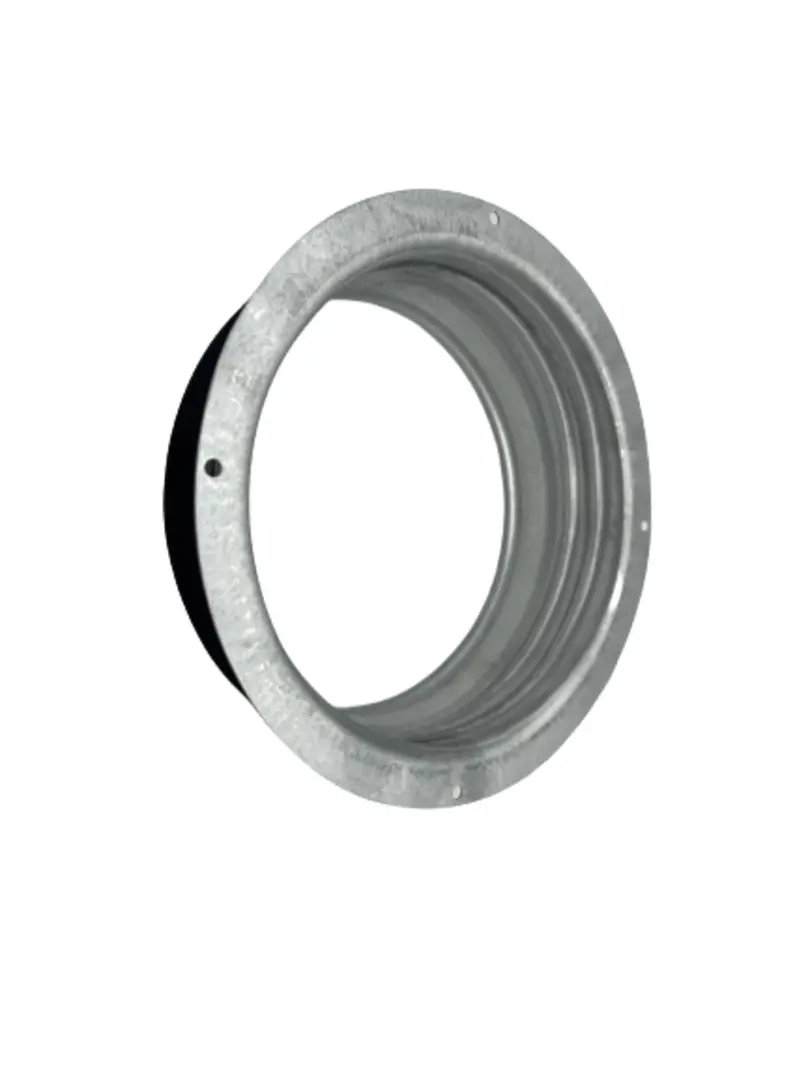 Изображение товара Фланец бесшовный Dec International DVS-F160 с резиновым уплотнителем 160 мм оцинкованная сталь