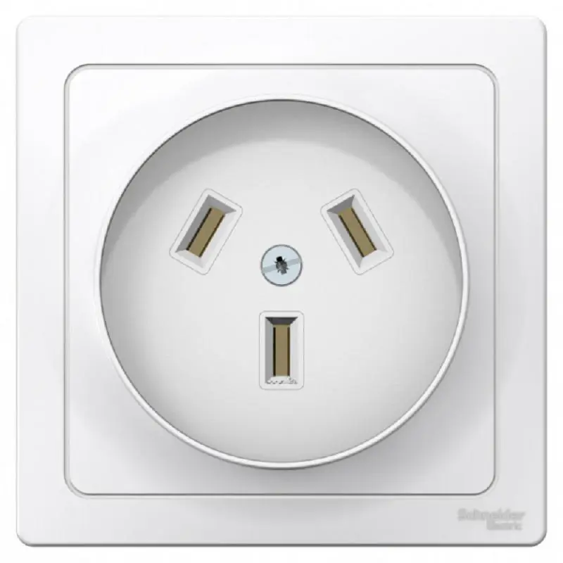 Изображение товара Встраиваемая силовая розетка Blanca IP20 250В 32А Schneider Electric белая