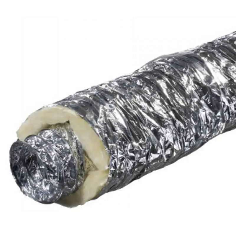 Изображение товара Гибкий воздуховод DIAFLEX ISODFAm-127 5м теплоизоляция алюминий Россия