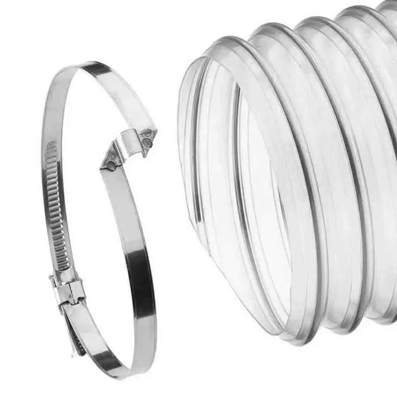 Изображение товара Червячный хомут TEX с мостиком 160-180 мм из нержавеющей стали