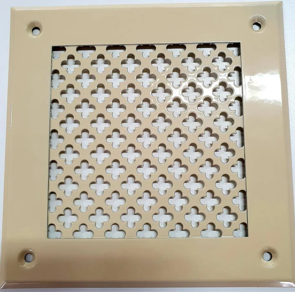 Изображение товара Решетка вентиляционная Шамрай VRC00227S 210x210 мм металл цвет кремовый