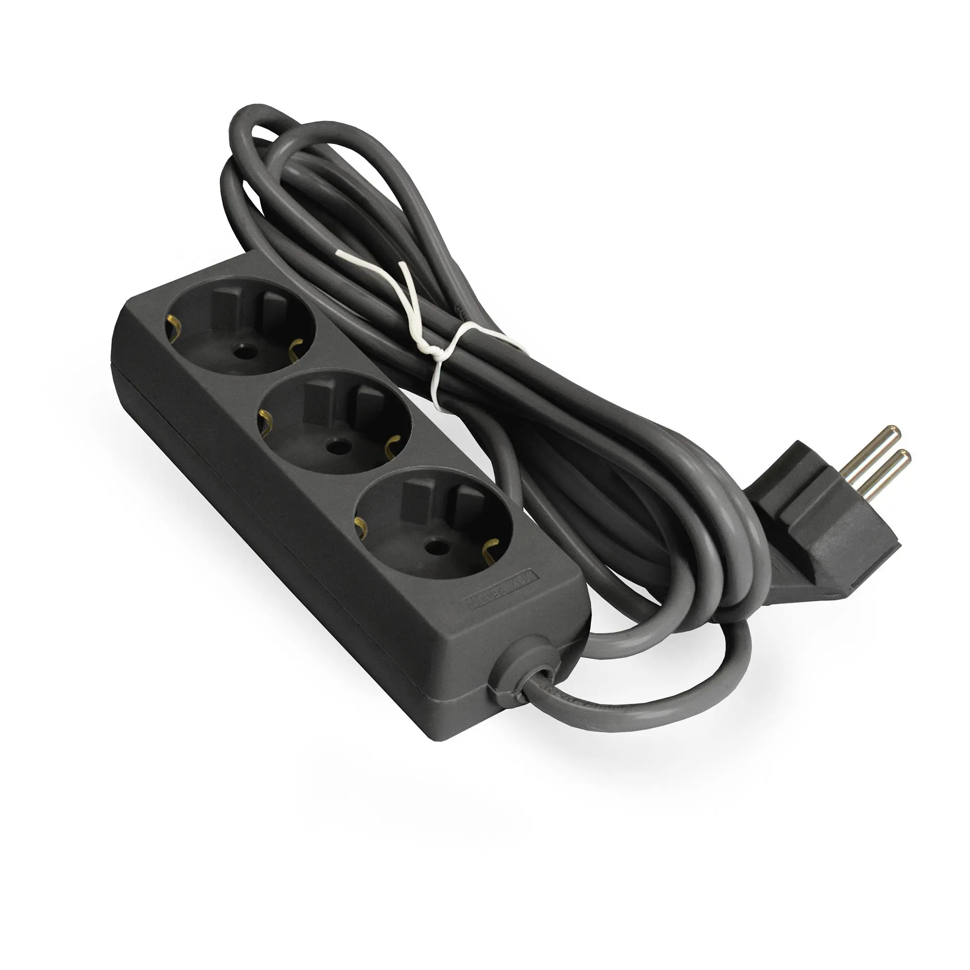 Изображение товара Удлинитель бытовой Exegate 285804 3 розетки с заземлением 3x0.75 мм 3 м 2200 Вт цвет черный