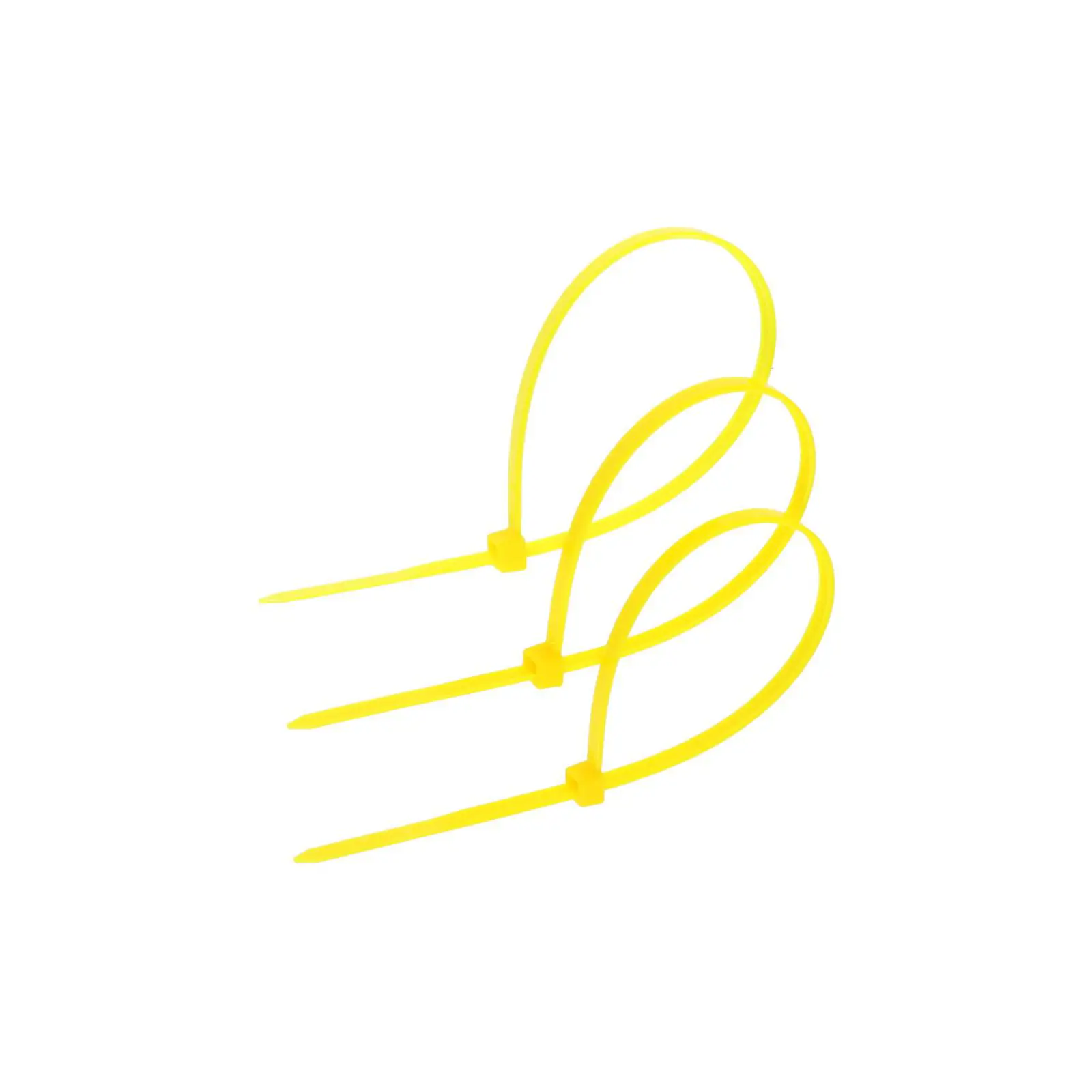 Изображение товара Хомут нейлоновый Тундра krep для стяжки 3.6 x 200 мм цвет желтый 100 шт