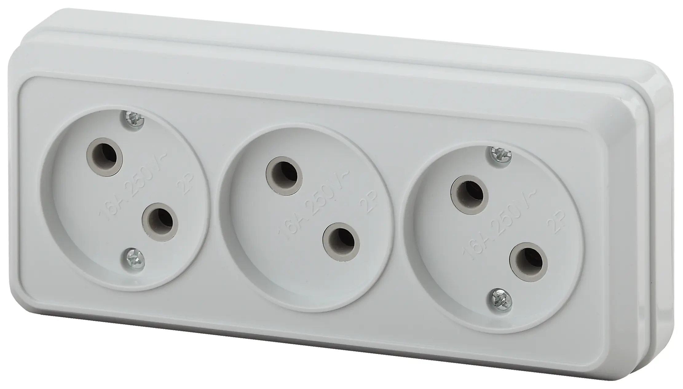 Изображение товара Розетка накладная Intro Quadro Б0053809 цвет белый