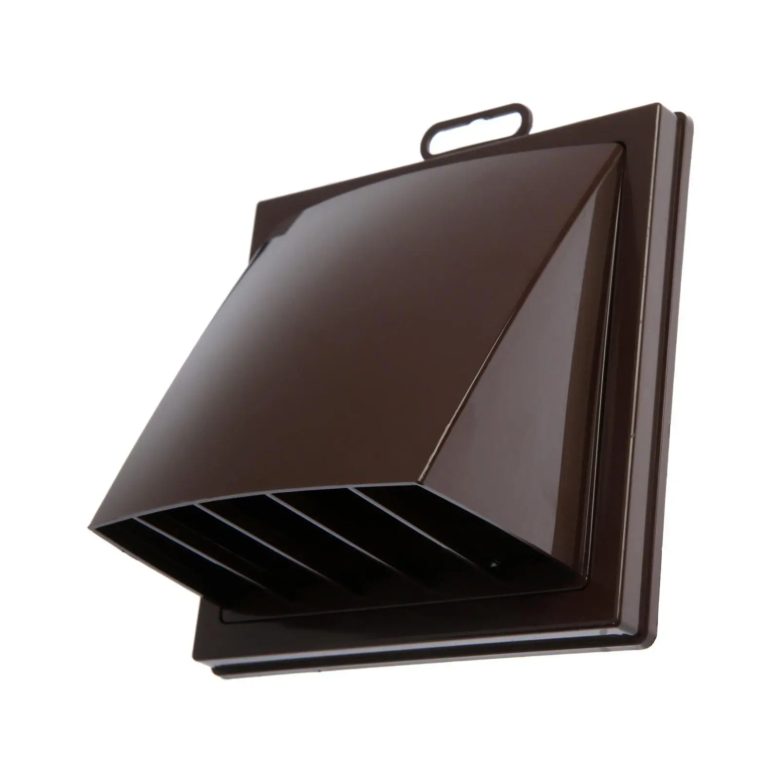 Изображение товара Выход стенной ERA 1515К10ФВ 150x150 мм с обратным клапаном с фланцем D100 мм цвет коричневый